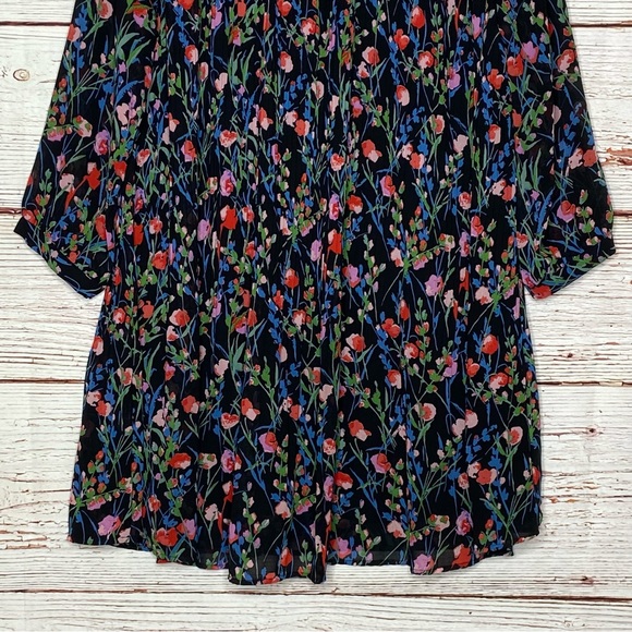 NWT Zara The Annie Dress Floral Pleated Dress Sz M - Picture 14 of 16